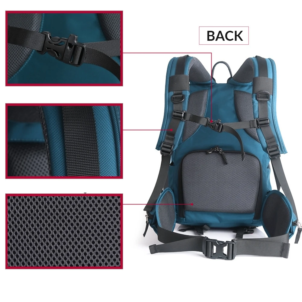 large capacity camera backpack digital dslr camera bag outdoor travel anti theft video case for nikon canon sony dslr len tripod free global shipping