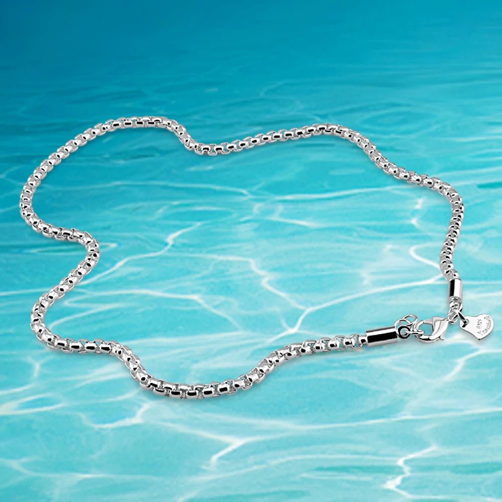 Новое поступление 925 ювелирных изделий. Ожерелье из стерлингового серебра пробы