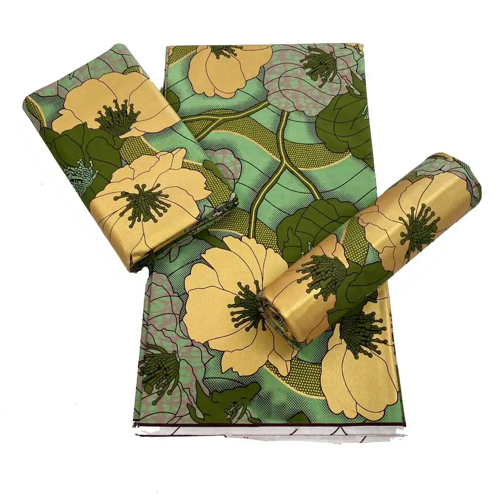 

Африканская восковая ткань, настоящие восковые принты, анкарская ткань, хлопковая Высококачественная африканская Ткань 6 ярдов для шитья п...