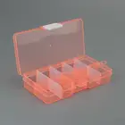 Прозрачный пластиковый ящик на 10 сеток, съемный сортировочный ящик, детали, решетчатый ящик, отделочный компонент, полипропиленовый пластиковый ящик для хранения