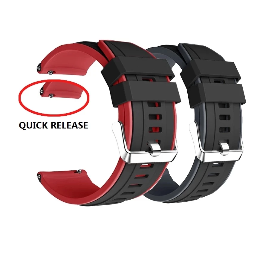 

20 22MM Soft Silicone Replacement Strap For Xiaomi Huami Amazfit Stratos 3/GTR 47MM/Neo/GTR 2 Smart Watch Accessories