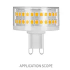 Приглушаемая светодиодная лампочка G9 E14, сменная галогенсветильник лампа SMD2835 для люстры, 220 В, в переменного тока, 12 Вт, 90 светодиодный одов, люмен