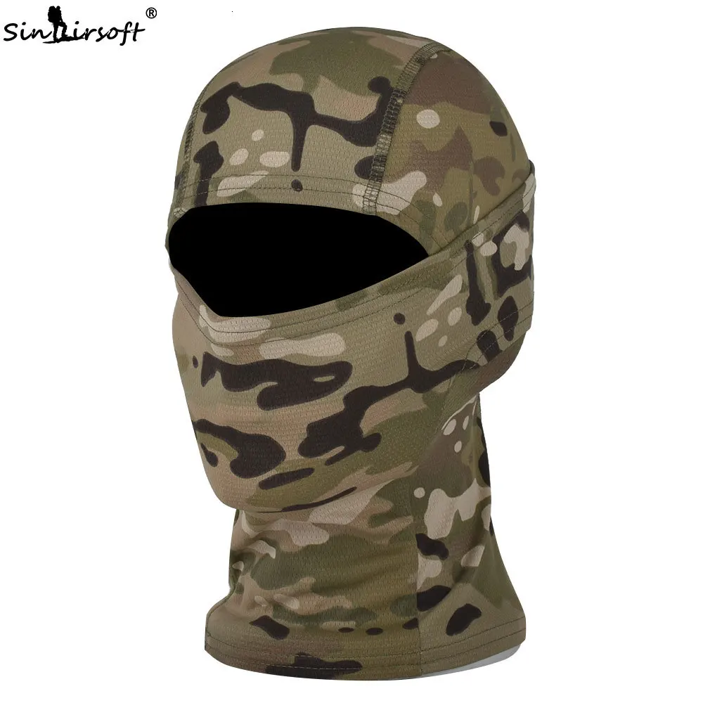 SINAIRSOFT воздухопроницаемая тактическая маска для страйкбола, пейнтбола, маска для всего лица, мотоциклетные охотничьи шапки LY1300