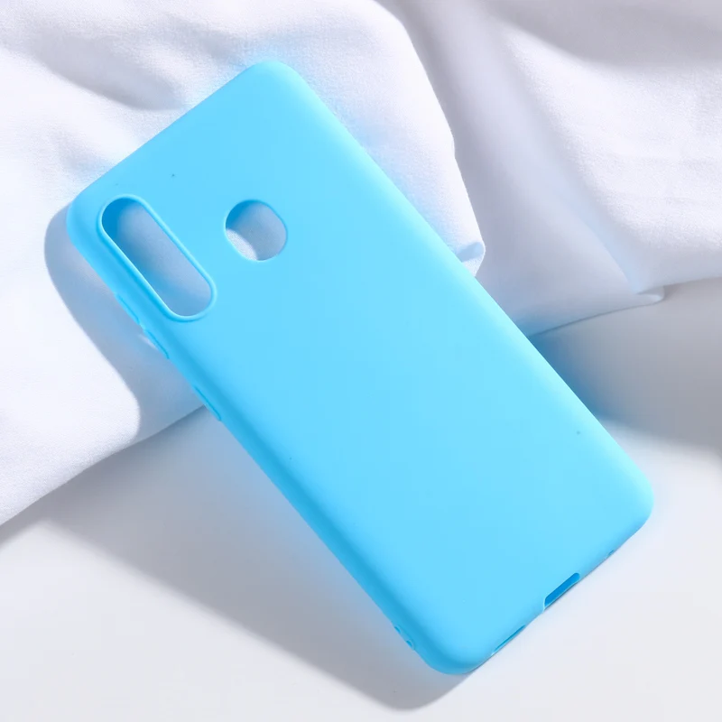 Силиконовый чехол-накладка ярких цветов для samsung A60 A 60 SM-A605F A605 A605F мягкие чехлы из