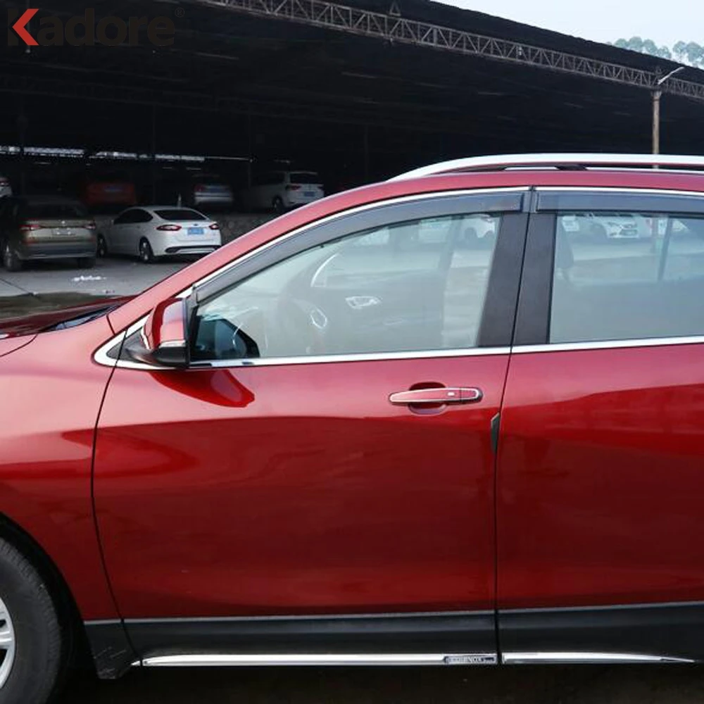 Для Chevrolet Equinox 2017 2018 2019 2020 автомобильные оконные дефлекторы ветрозащитный экран