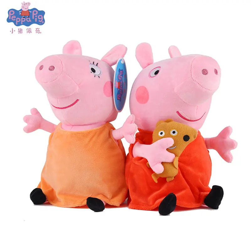 Новый со Свинкой Пеппой Джордж Peppa Семья свинки плюшевые игрушки в виде розовой