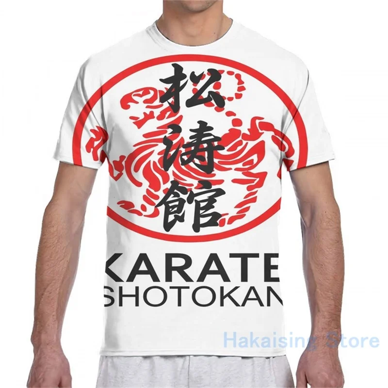 Мужская футболка Shotokan с символом карате и Kanji женская модная со сплошным принтом