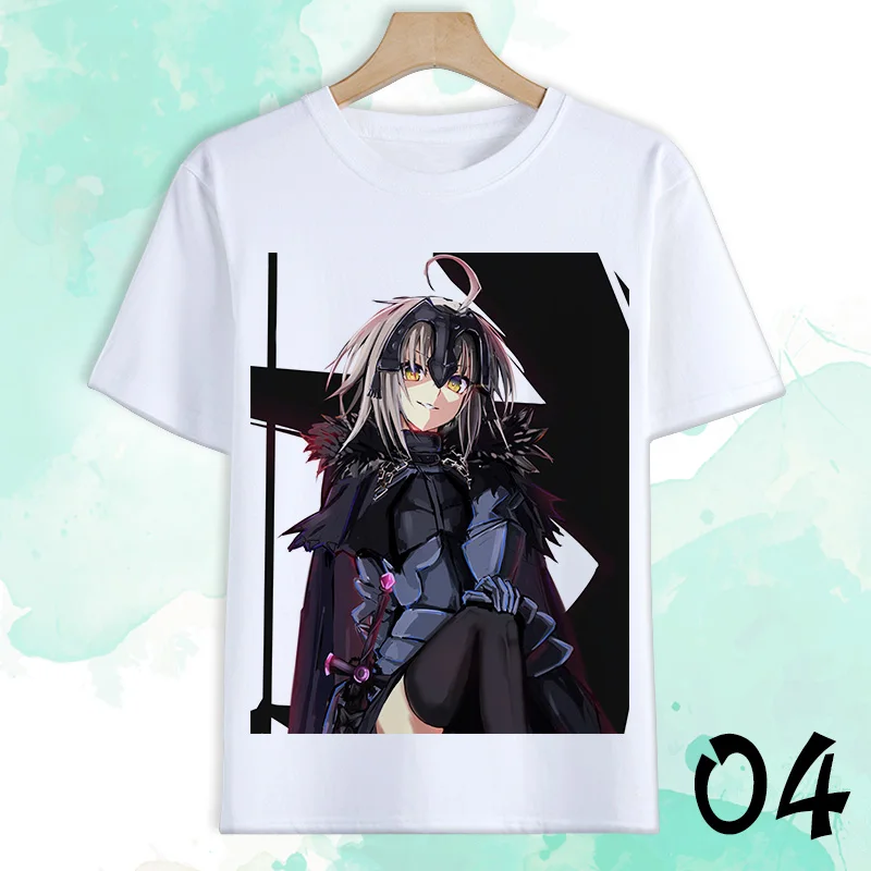 Аниме Fate Grand для косплэй футболка Жанна д 'Арк Alter сабля Okita Souji Футболка с