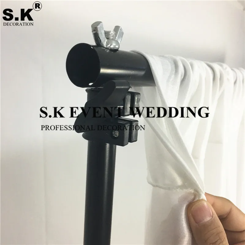 

25 Colors Poly Ice Silk Panel Backdrop Curtain Stage Background Photo Booth For Wedding Event Decoration