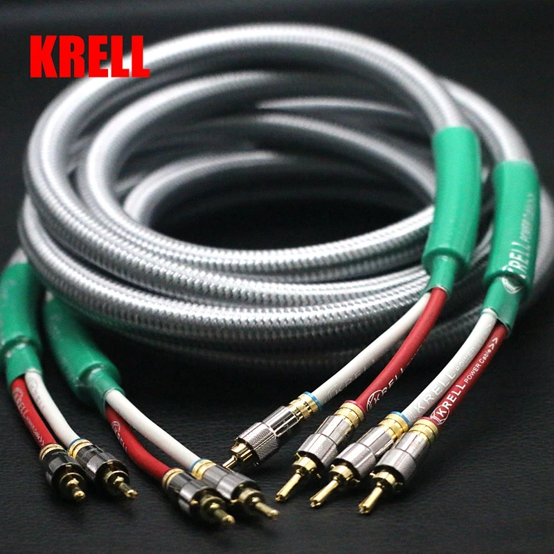 Высококачественный аудиофильный Кабель с разъемом типа банан и серебряным