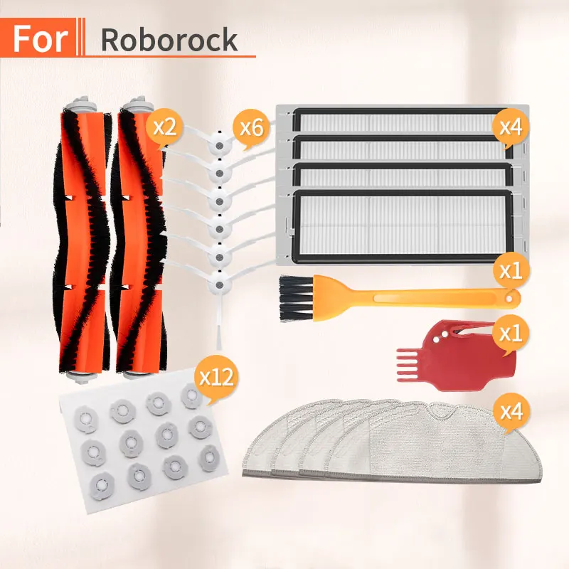 Робот пылесос основной щетки HEPA фильтр ткань для очистки аксессуары xiaomi mijia 1/2
