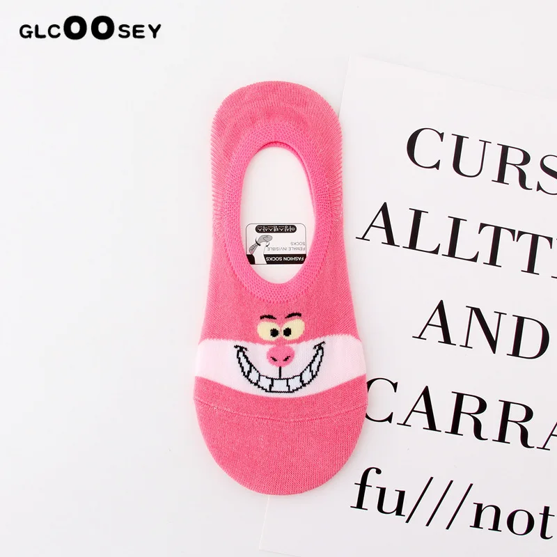Женские хлопковые носки Необычные повседневные смешные с животными женские