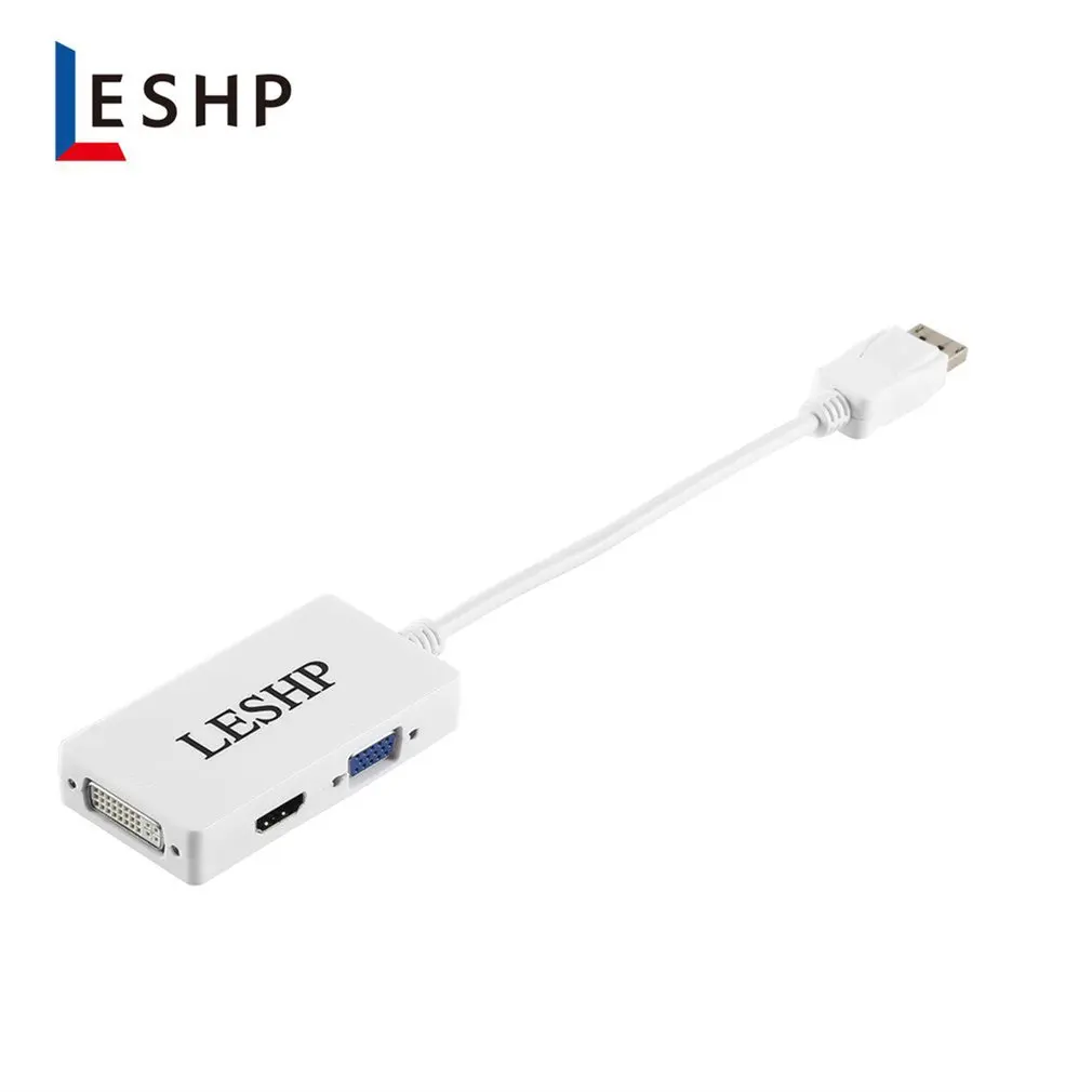 3 в 1 Thunderbolt Дисплей Порты и разъёмы дисплейный порт MiniDP типа папа к совместимому с