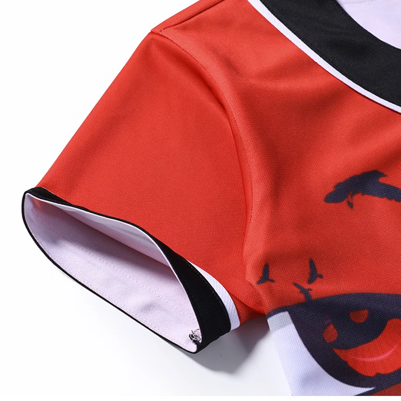 3D короткий рукав Футболка Для мужчин Бейсбол Джерси спортивные Slim Fit с v образной