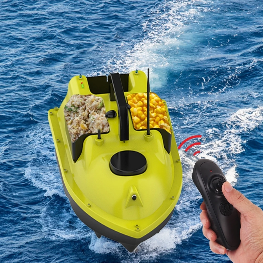

D18B Smart RC Bait Boat Toys Wireless Fish Finder Ship Boat Remote Control 500M Fishing Boats Speedboat Fishing Tool UK/EU Plug