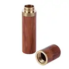 Круглый цилиндр для игл из красного дерева практичный толстый бытовой контейнер для швейных игл деревянная коробка держатель для вышивки контейнер для бутылок
