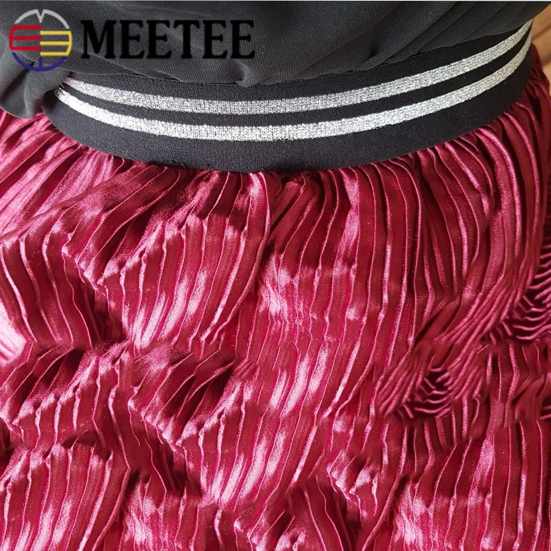 5 метров 4 см золотые серебряные полосы нейлоновые лямки модные эластичные ленты