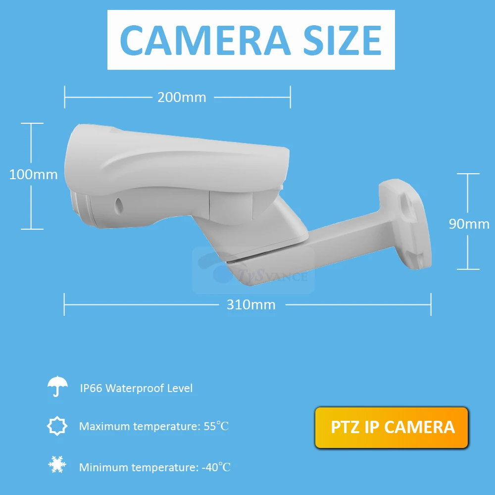 Smart 1080P HD 5MP 2.0MP POE PTZ Bullet IP камера Pan Tilt 10X 4X оптический зум ИК водонепроницаемый 2MP CCTV камера видеонаблюдения