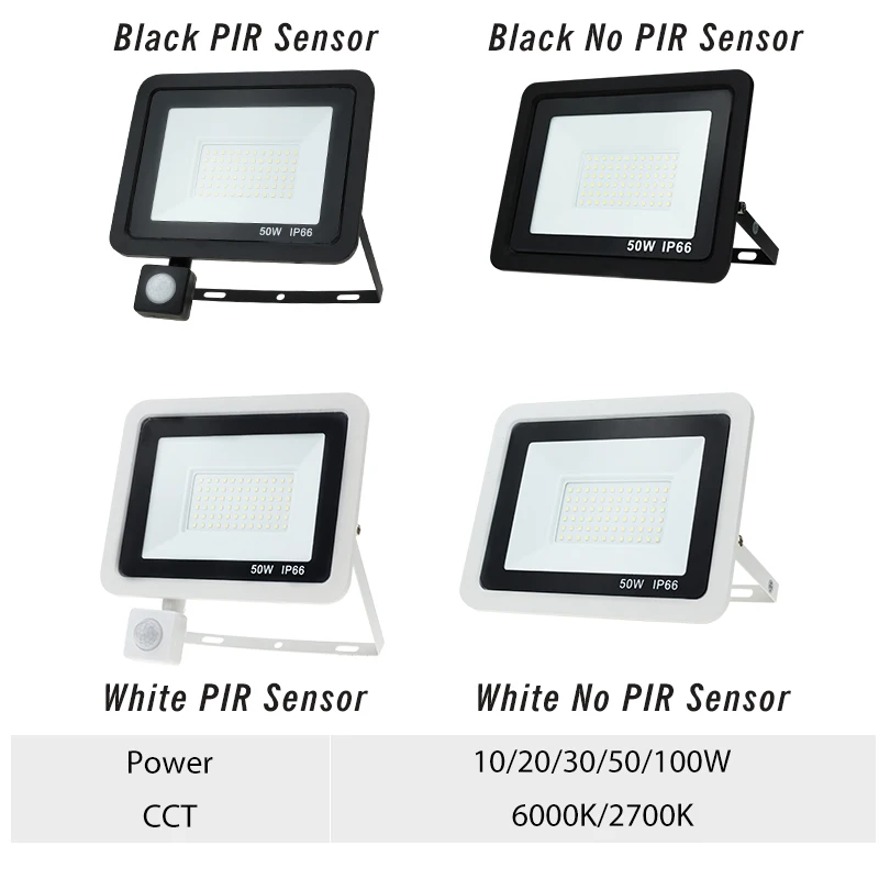 СВЕТОДИОДНЫЙ Уличный настенный светильник с пассивным ИК датчиком движения 10 Вт