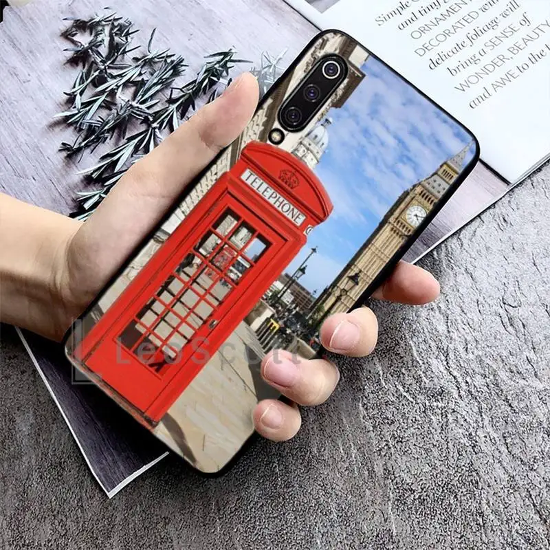 

Phone Case For Xiaomi Redmi 7 8 9t a3 9se k20 mi8 max3 lite 9 note 9s 10 pro London phone booth