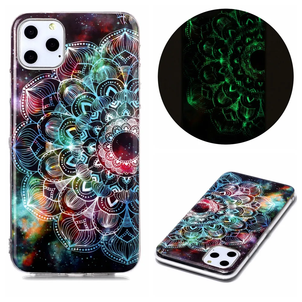 Новый светящийся чехол для iPhone11Pro Max XR XS мягкий из ТПУ iPhone SE 2020 5S 6S 7 8 Plus | Мобильные