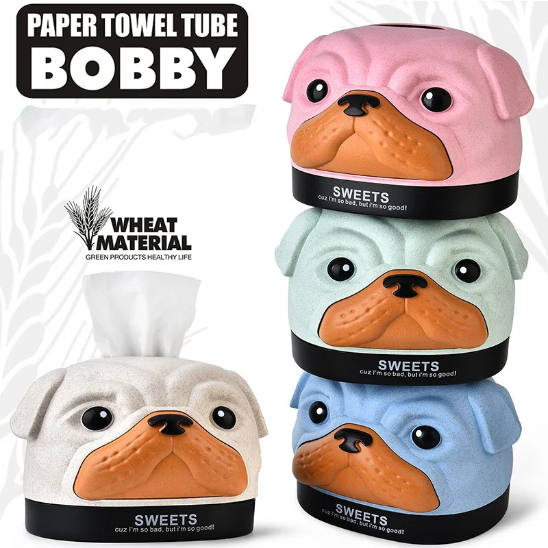 Креативный держатель для салфеток современный чехол с рисунком собаки из