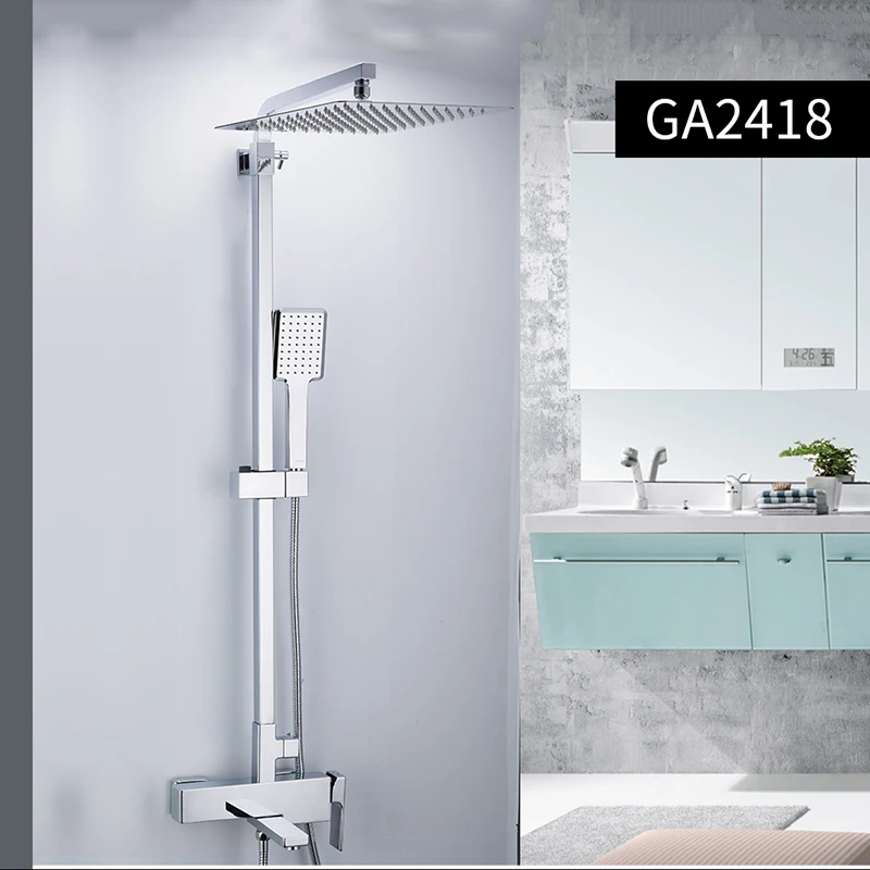 gappo shower faucets bathroom bath mixer tap rain shower system set waterfall ducha torneiras do banheiro chuveiro salle de bain free global shipping