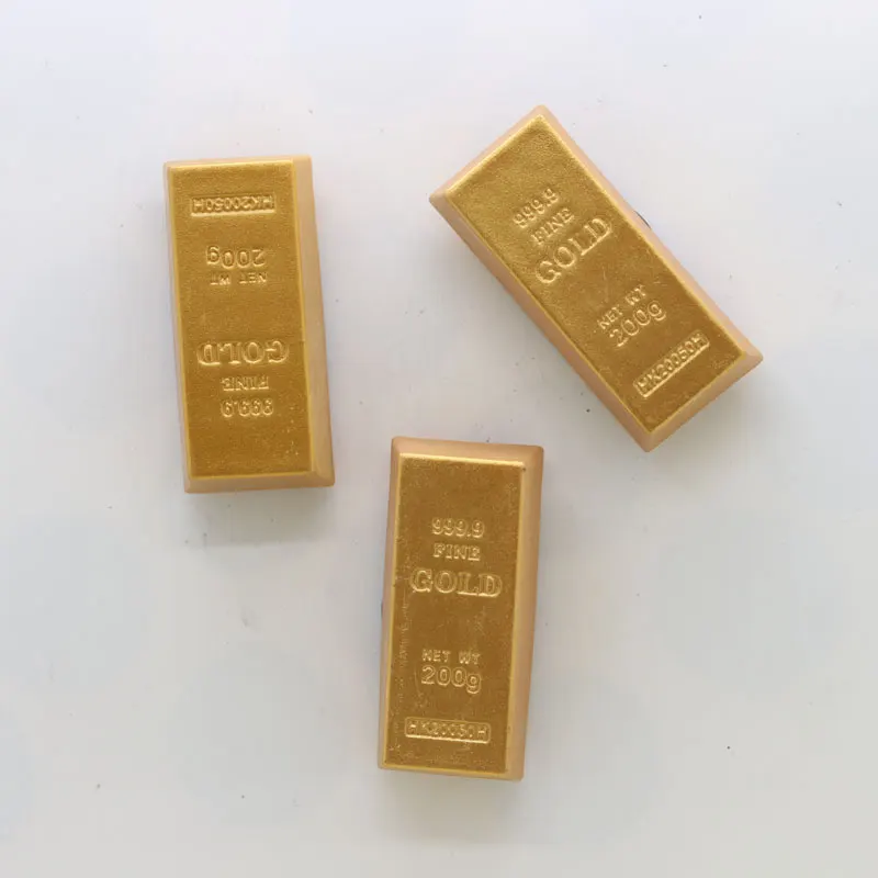 50 мм магнит на холодильник золотой бар украшение для дома магнитная наклейка