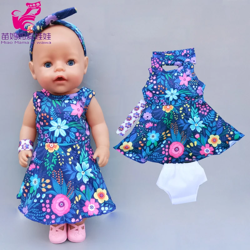 Детское платье с цветочным рисунком повязка на голову нижнее белье запястье 18