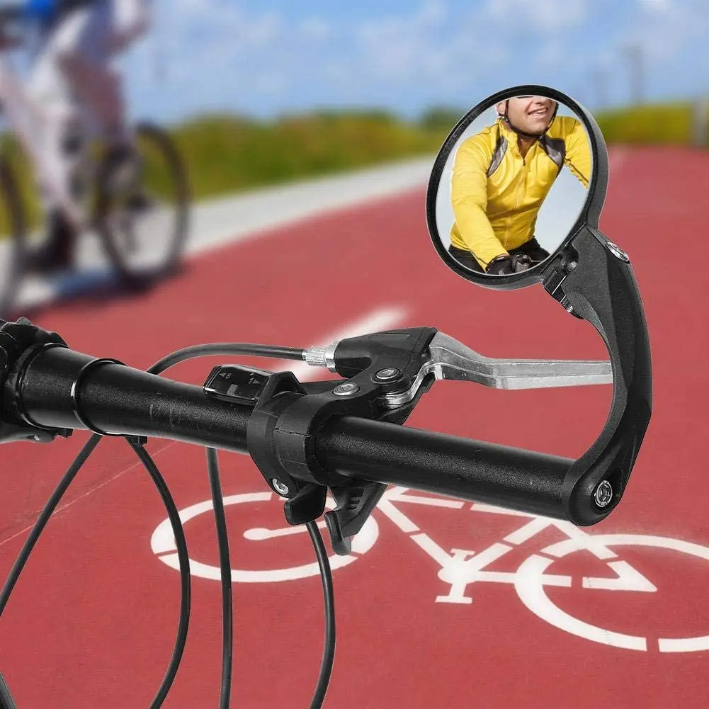 

Bike Mirrors Adjustable Rotatable Handlebar Mirror Bicycle Accessories Safe Rearview Mirror Wide Angle for Racing, Road,Mountain