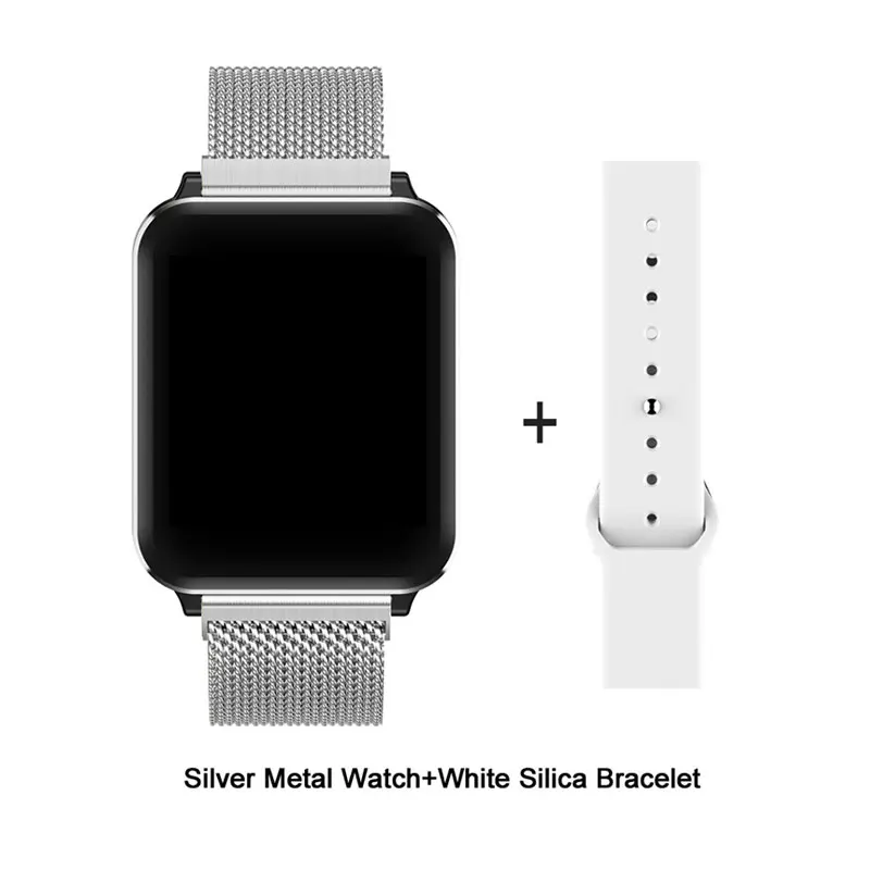 Silver 1 VERYFiTEK AW6 Смарт-часы для женщин и мужчин водонепроницаемый фитнес-трекер пульсометр Монитор артериального давления Smartwatch PK P68 P70 P80 B57 - Цвет: Silver 1