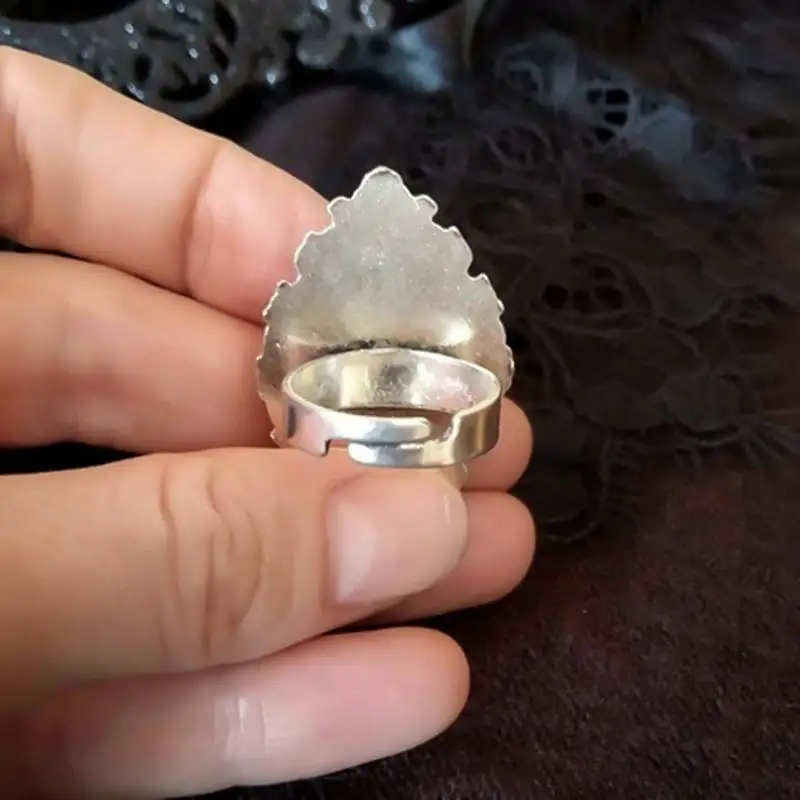 Готическое кольцо с Луной вампира летучая мышь готическое Ювелирное ведьмы