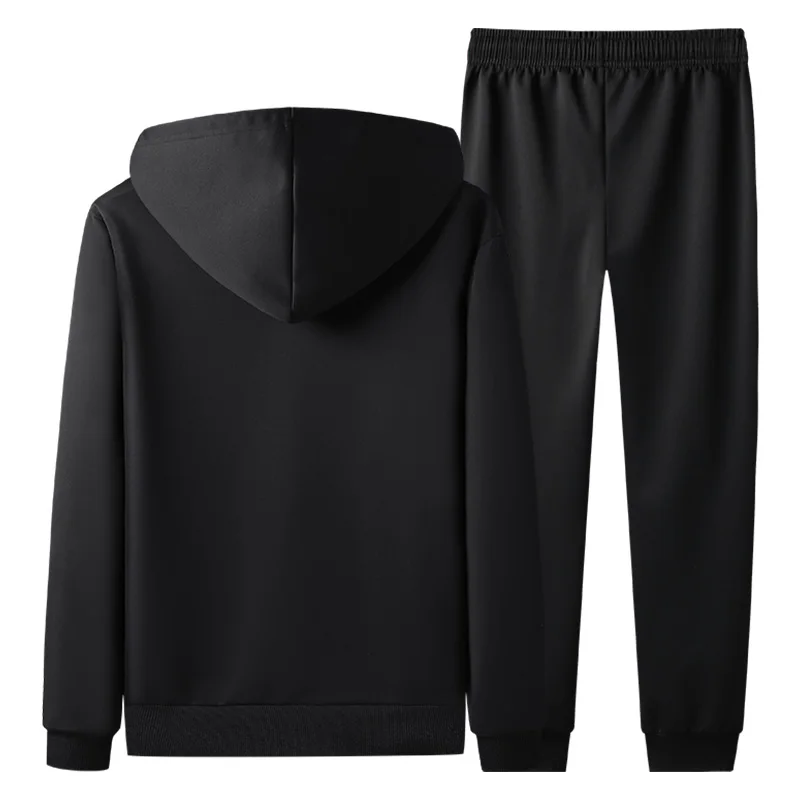 

YRRFUOT 2021 Spring/autumn New Men's Casual Sports Suit Youth Two-piece Hoodie Long Sleeve Hooded Collar Outdoor Casual Wear