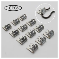 10 pcs sofa spring repair clips s clip with plastic wrap for furniture chair couch upholstery replacement fixture accessories