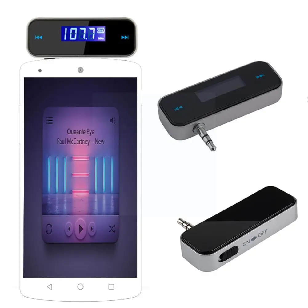 

Wireless Mini Fm Transmitter 3.5mm In-car Car Music Audio Mp3 Player Transmitter For Fm Transmission A7t8