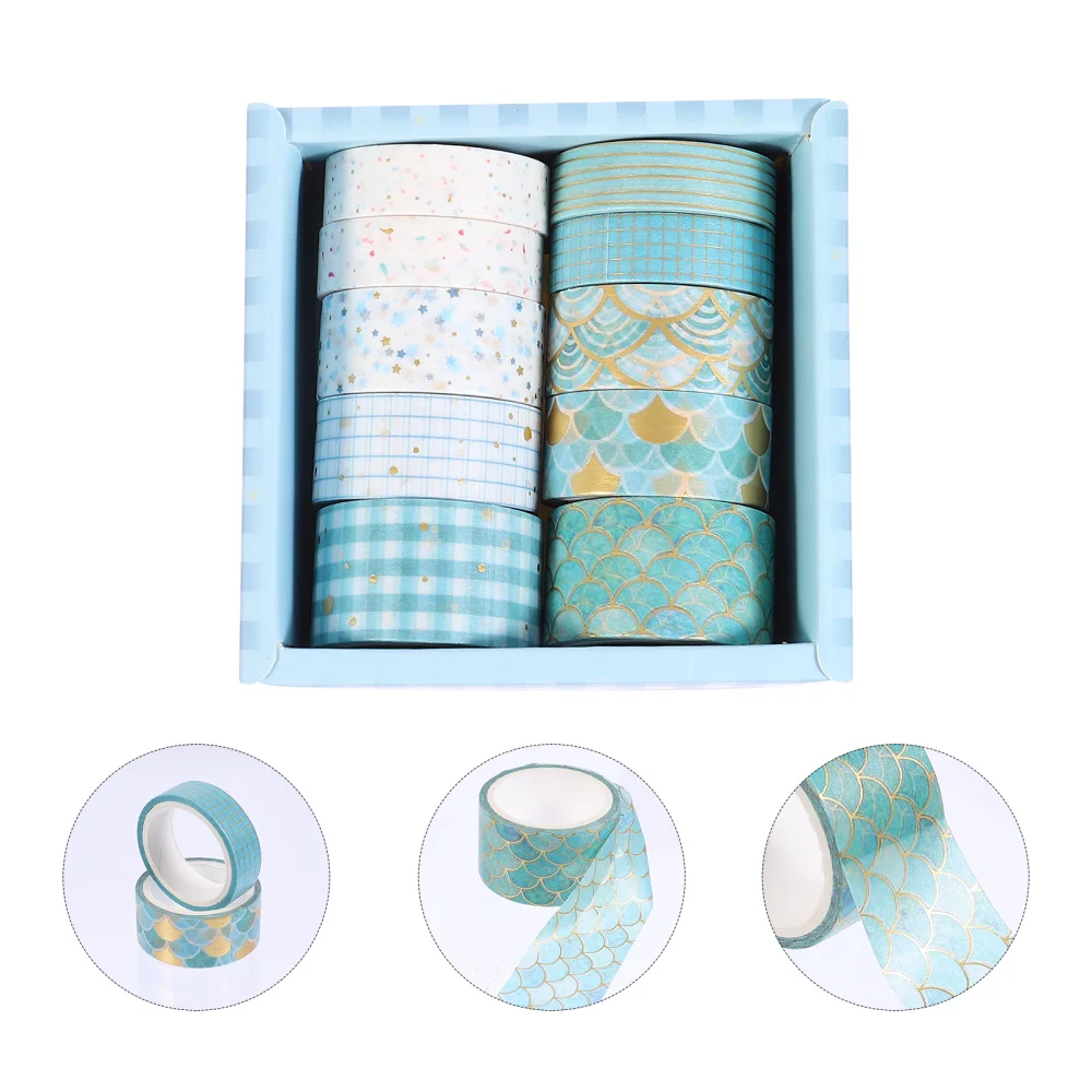 

10 Rolls Creative DIY Paper Tape Scrapbook Crafting Journal Paper Tape