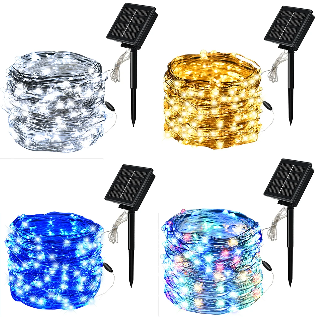 

5/10/20/30M LED Waterproof Outdoor Garland Lamp Solar String Fairy Lights Valentines Day PARTY for BEDROOM/Garden Decoration