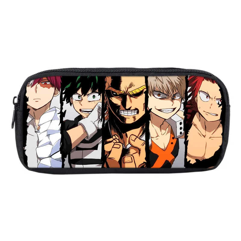 

My Hero Academia Pencil Case Bag School Pouches Children Student Pen Bag Kids Purse Wallet Boy Girl Cartoon