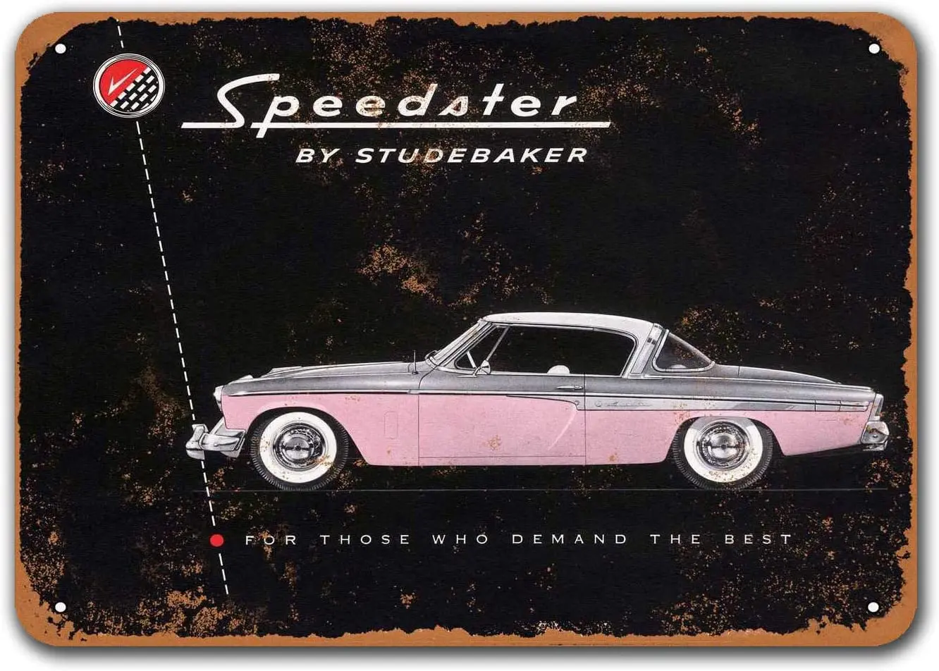 1955 Studebaker Быстродействующее устройство олова винтажные металлические знаки