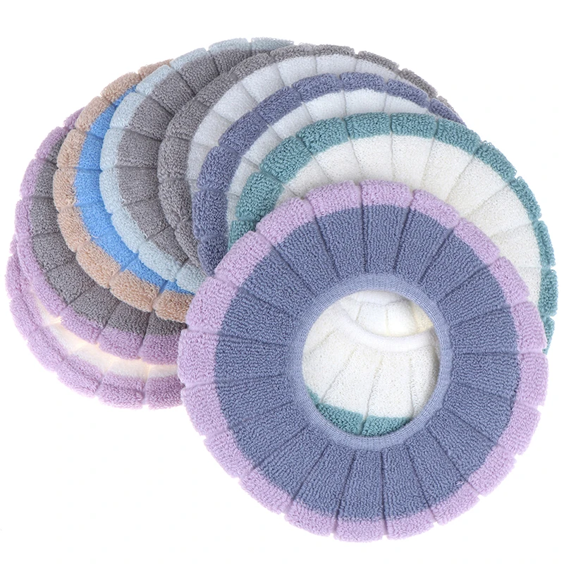 Теплый мягкий чехол для унитаза крышка сиденья верхняя коврик мягкое моющееся