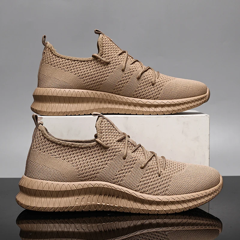 

YRZL Sneakers Shoes Men Running Shoes Sneakers Outdoor Breathable Ultra Light Sport Lace Up Men Footwear 35-47 Men Shoes