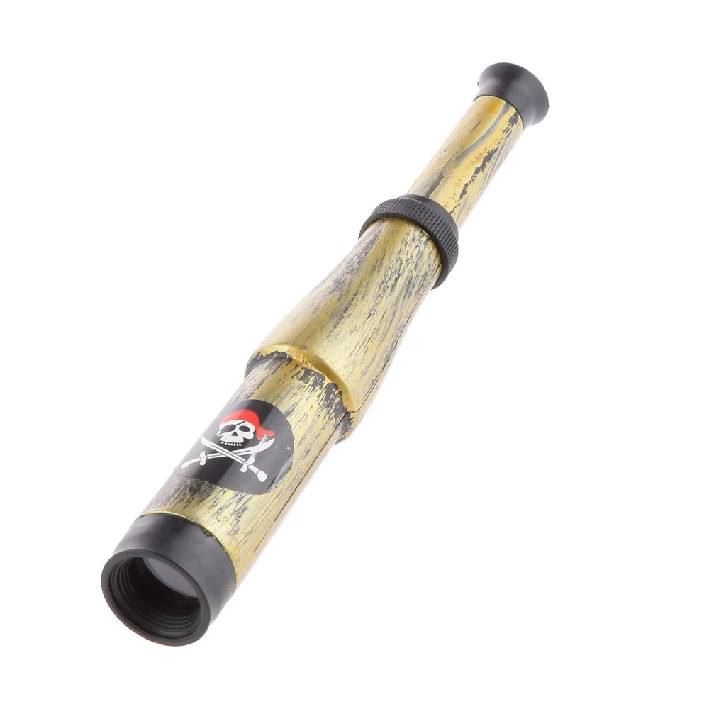 

Пиратский телескоп, капитан Карибского моря, раздвижной игрушечный телескоп на день рождения, медная игра