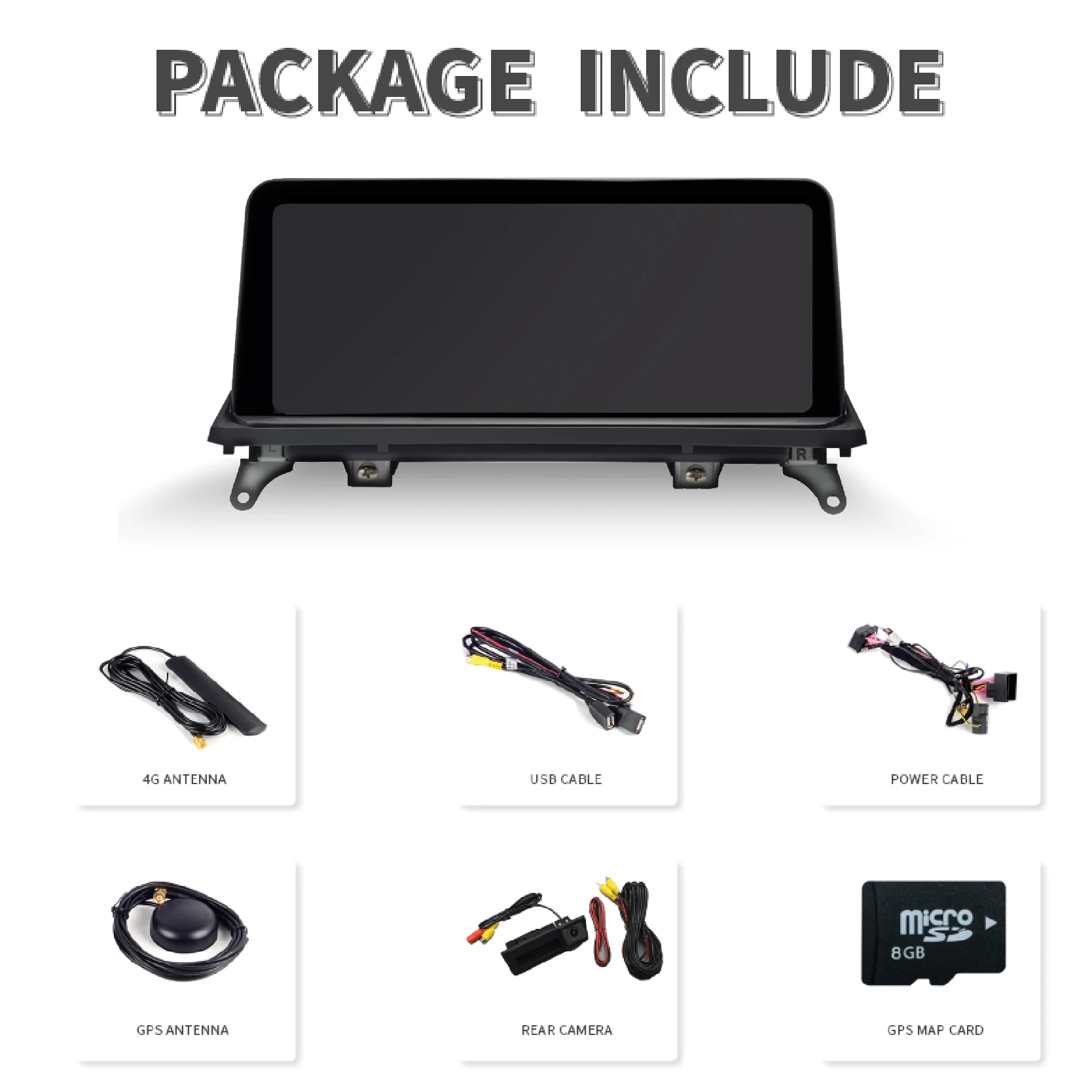 Автомобильный мультимедийный экран CarPlay 12 3 дюйма Android 11 для BMW серии 1 2 4 F20 F21 F22 F30 F31