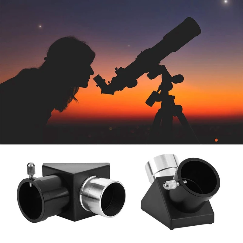 Diagonal Mirror 1.25inch 90 Degree Adapter Erecting Image Positive Prism Optic for Telescope Eyepiece | Инструменты