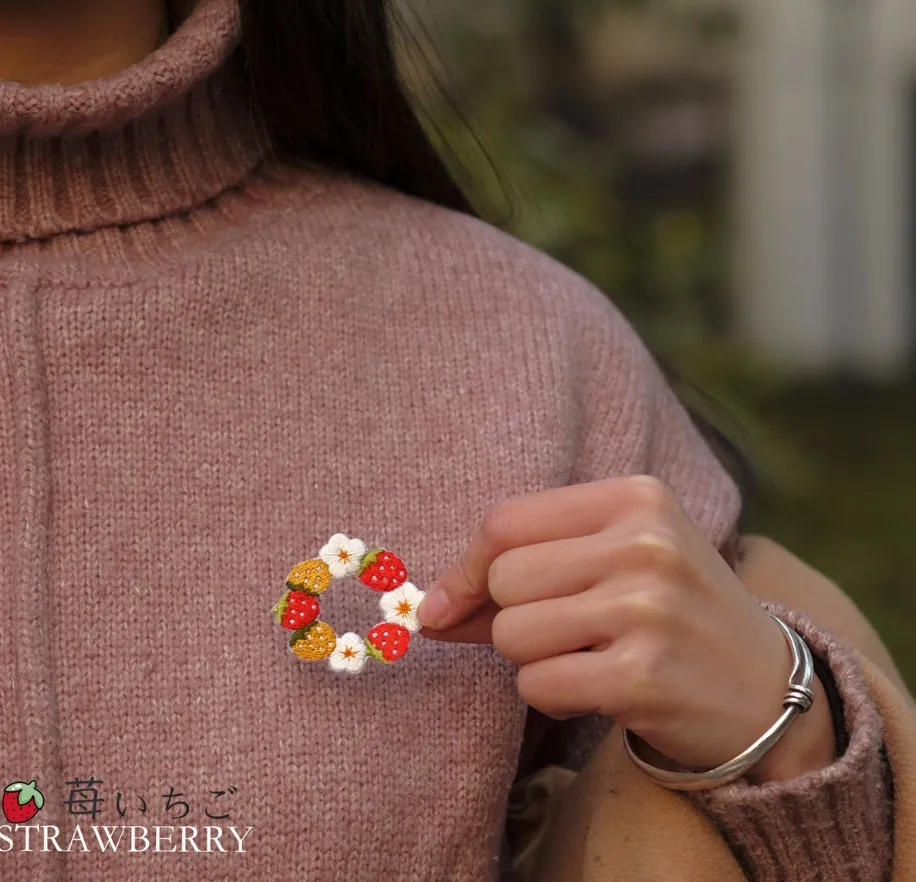 Patch hot patch on clothes fashion sweetheart strawberry doughnut pattern clothing repair DIY design accessories | Дом и сад
