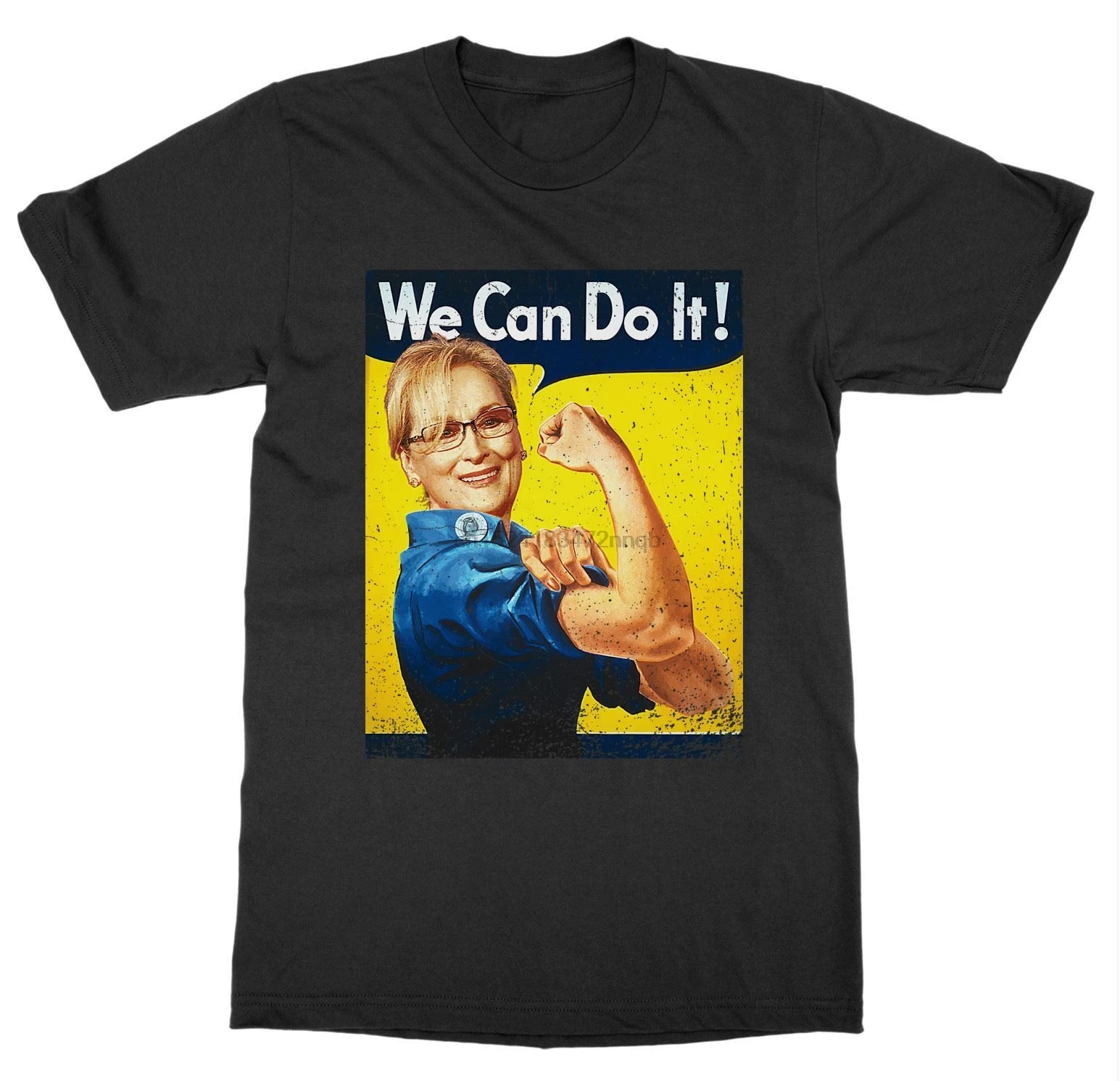 Мужская одежда с короткими рукавами летняя футболка Meryl Can Do It Streep Feminist Rosie The Riveter