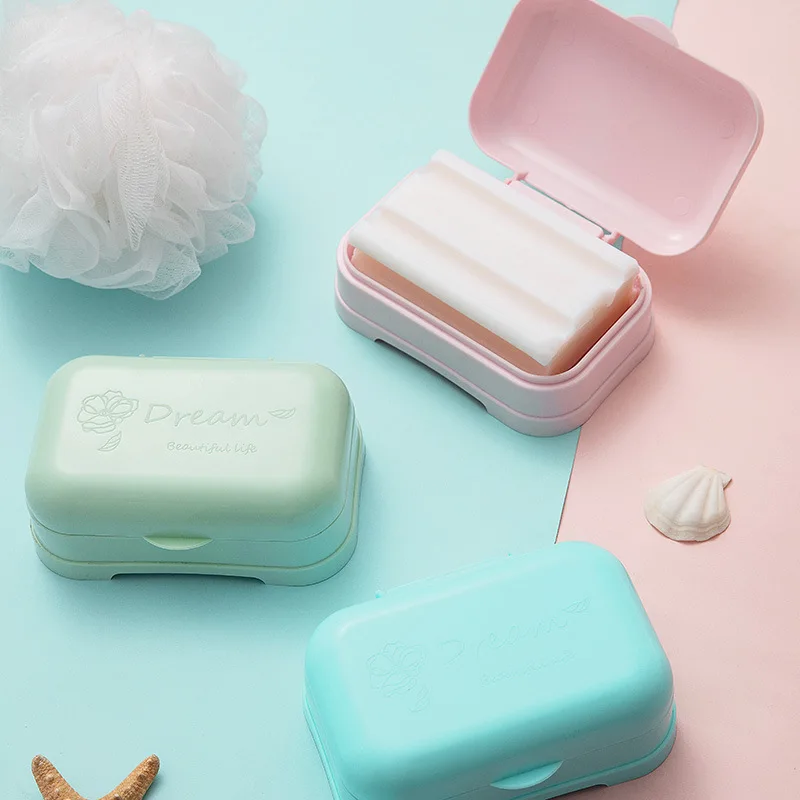 

Sealed Soap Box with Lid Stylish and Portable Soap Box Handmade Soap Holder Draining Home Travel Storage Soap Dish Soap Box