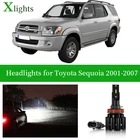 Xlights для Toyota Sequoia 2001 2002 2003 2004 2005 2006 2007 светодиодные фары ближнего света дальний свет фары Canbus свет без ошибок авто светодиодные аксессуары для автомобилей 12 В 24 В 6000 К
