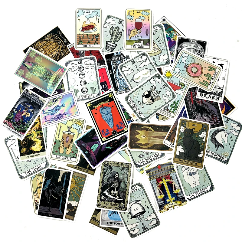 50 шт. Fate Game Tarot наклейка Скрапбукинг для игрушек СКЕЙТБОРД гитара багаж чемодан мотоцикл ноутбук компьютер