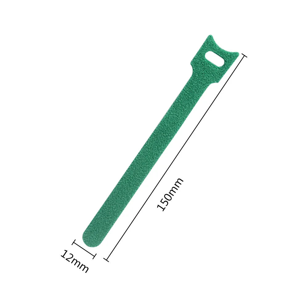 10 шт. 12*150 мм нейлоновые многоразовые ремешки для кабелей с отверстиями люверсов